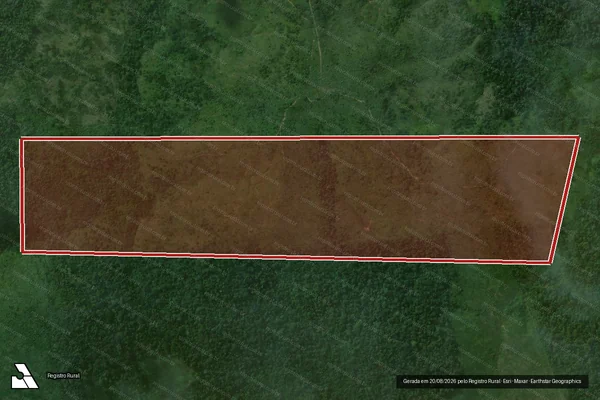Imagem de satélite de Infração da Flora em Pacajá - PA