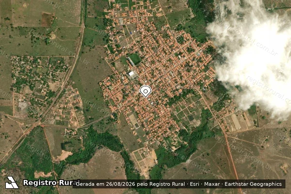 Imagem de satélite — Embargo IBAMA — Infração de Licenciamento(Não Classificada-Móvel) — São Francisco do Brejão/MA