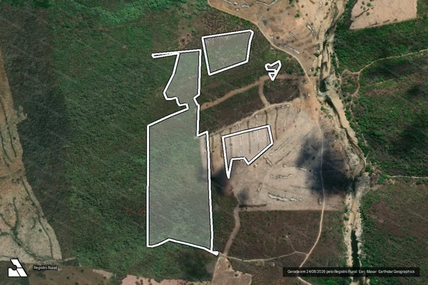 Imagem de satélite de Infração da Flora em Batalha - AL