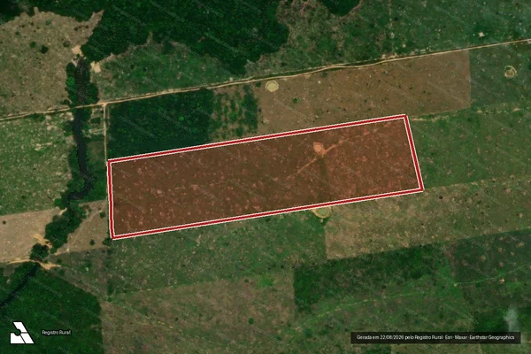 Imagem de satélite de Infração da Flora em Porto Velho - RO