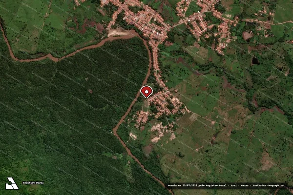 Imagem de satélite — Embargo IBAMA — Infração da Flora — São João do Carú/MA