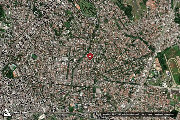 Imagem de satélite — Embargo IBAMA — Infração Ambiental - Curitiba/PR
