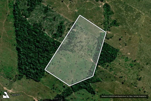 Imagem de satélite de Infração Ambiental em Porto Velho - RO