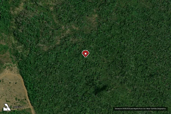 Imagem de satélite — Embargo IBAMA — Infração Ambiental - Monte Alegre/PA