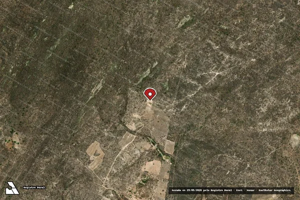 Imagem de satélite — Embargo IBAMA — Infração da Flora — Lagoa Grande/PE