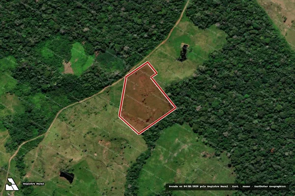 Imagem de satélite de Infração da Flora em Tarauacá - AC