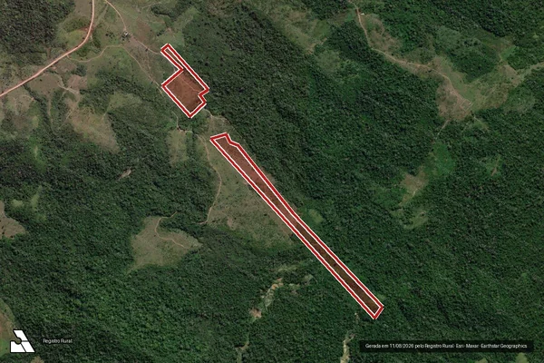 Imagem de satélite de Desmatamento em Itaituba - PA