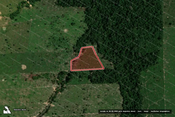 Imagem de satélite de Infração da Flora em Porto Velho - RO
