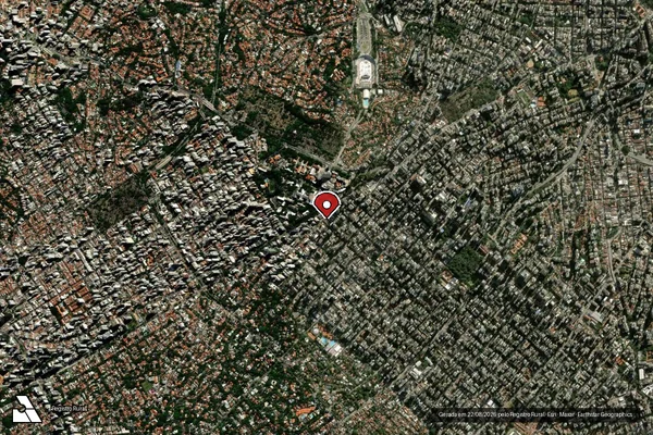 Imagem de satélite de Infração da Fauna em São Paulo - SP (marcador da localização)