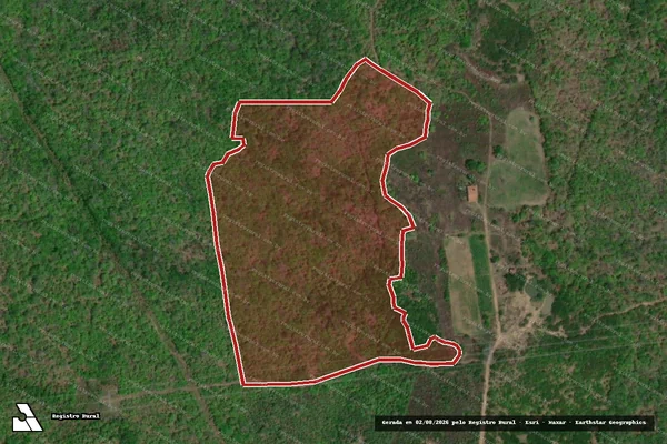 Imagem de satélite de Infração Ambiental em Canindé de São Francisco - SE
