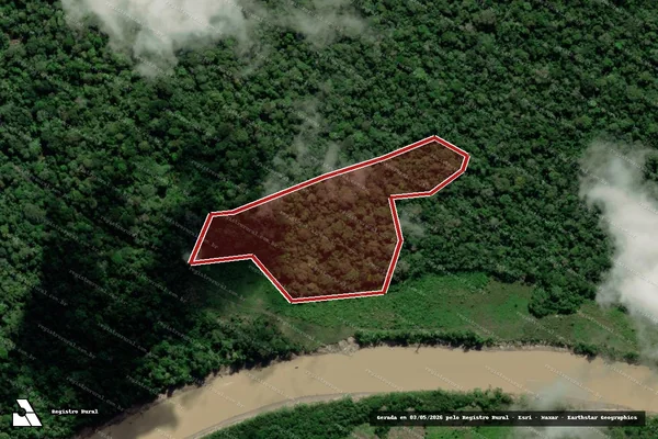 Imagem de satélite — Embargo IBAMA — Infração da Flora — Feijó/AC
