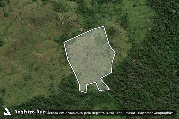 Imagem de satélite de Infração Ambiental em Uruará - PA