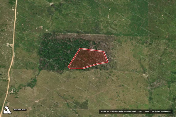 Imagem de satélite de Infração Ambiental em Caroebe - RR