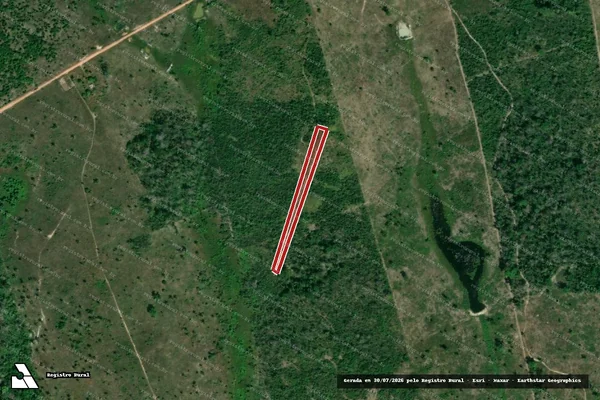 Imagem de satélite de Infração Ambiental em Mucajaí - RR