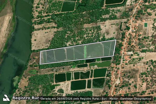 Imagem de satélite — Embargo Ambiental - Marabá/PA