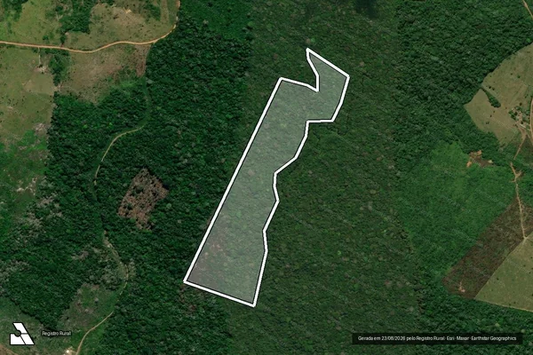 Imagem de satélite de Infração da Flora em Apuí - AM