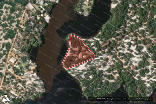Imagem de satélite de Infração Ambiental em Itapemirim - ES
