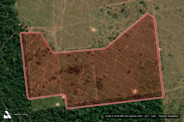 Imagem de satélite de Infração da Flora em Porto Velho - RO