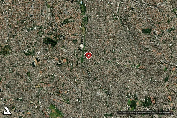 Imagem de satélite de Infração da Fauna em São Paulo - SP (marcador da localização)