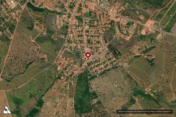 Imagem de satélite — Embargo IBAMA — Infração de Licenciamento(Não Classificada-Móvel) — Amarante do Maranhão/MA