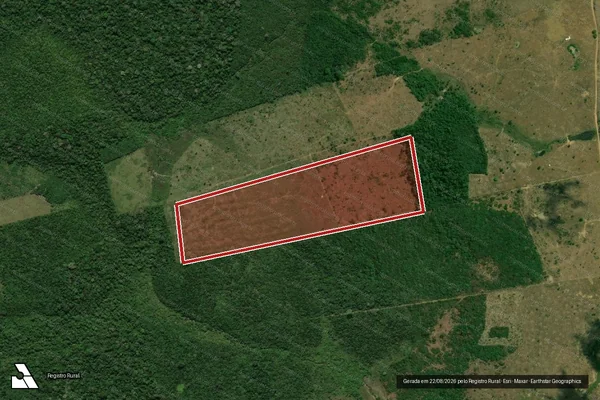 Imagem de satélite de Infração Ambiental em Apuí - AM
