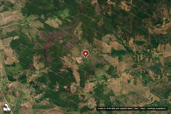 Imagem de satélite — Embargo IBAMA — Infração Ambiental - Colatina/ES