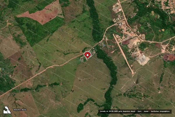 Imagem de satélite — Embargo IBAMA — Infração referente a Qualidade Ambiental — Goianésia do Pará/PA