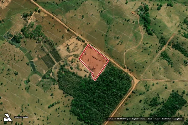 Imagem de satélite de Infração Ambiental em Brasília - DF