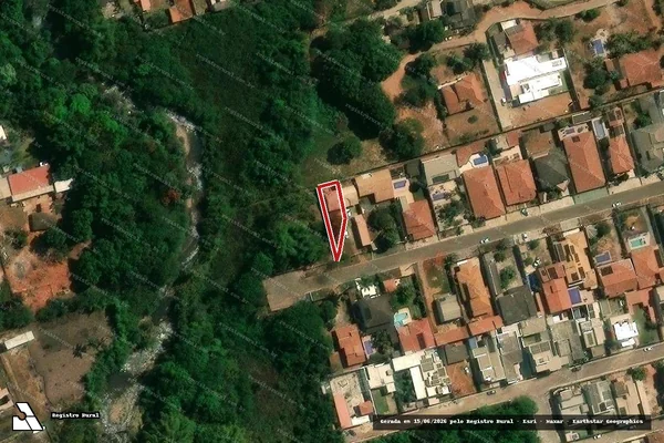Imagem de satélite de Infração da Flora em Brasília - DF