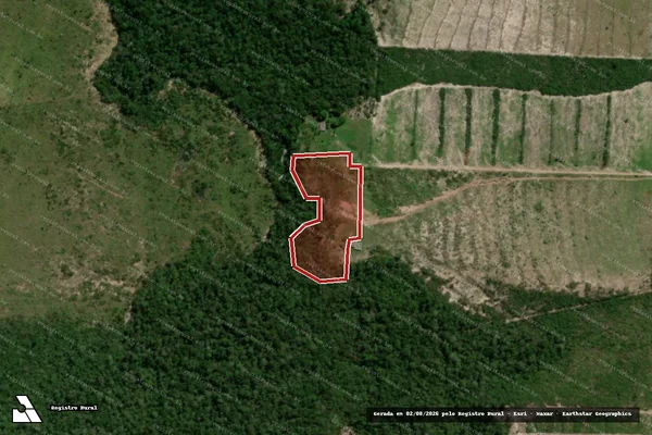 Imagem de satélite de Infração Ambiental em Vilhena - RO