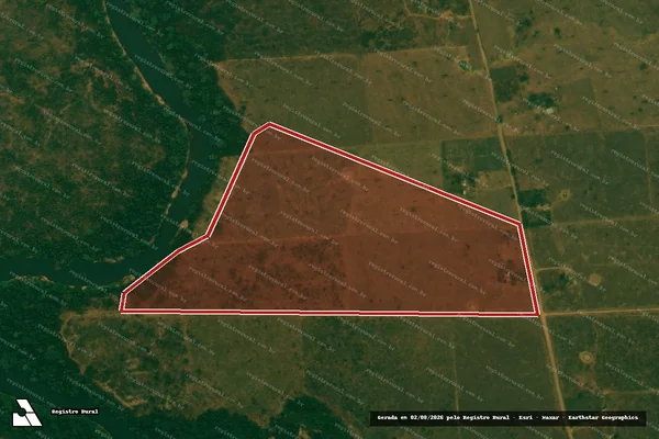 Imagem de satélite de Infração da Flora em Alto Paraíso - RO