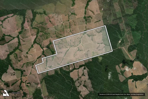 Imagem de satélite de Infração Ambiental em Novo Progresso - PA