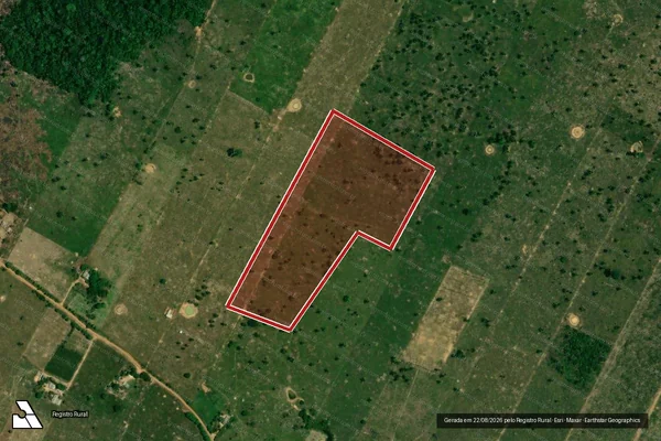 Imagem de satélite de Infração Ambiental em Porto Velho - RO
