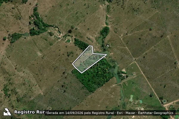 Imagem de satélite de Desmatamento em São Félix do Xingu - PA