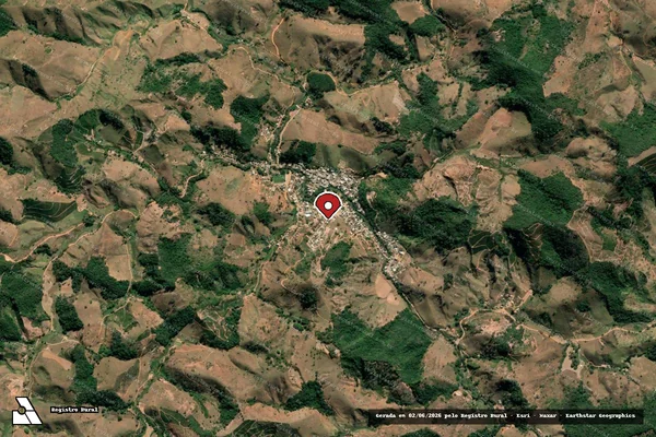 Imagem de satélite — Embargo IBAMA — Infração da Fauna — Chalé/MG