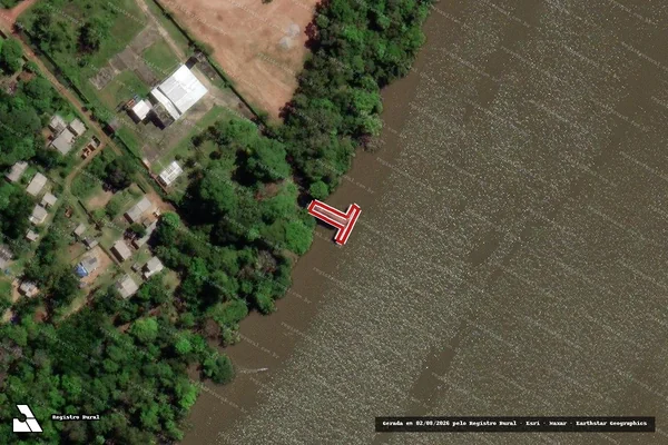 Imagem de satélite — Embargo Ambiental — Belém/PA