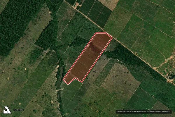 Imagem de satélite de Infração da Flora em Porto Velho - RO