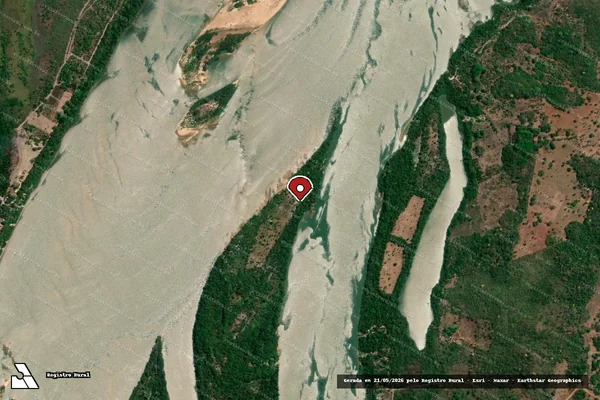 Imagem de satélite — Embargo Ambiental — Conceição do Araguaia/PA