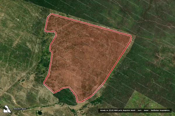 Imagem de satélite de Infração Ambiental em Tobias Barreto - SE