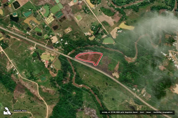 Imagem de satélite de Infração da Flora em Feijó - AC