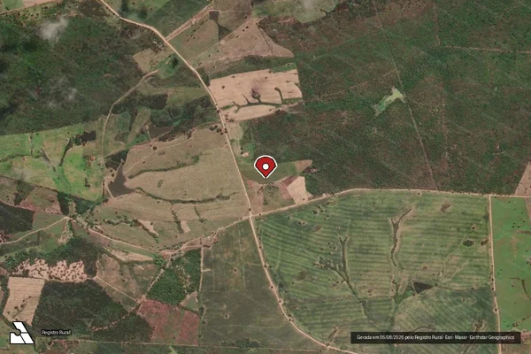 Imagem de satélite — Embargo IBAMA — Infração da Flora - Batalha/AL