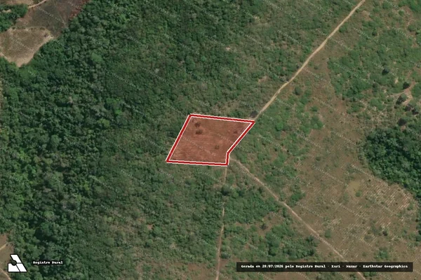 Imagem de satélite de Infração Ambiental em Aracruz - ES