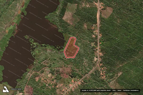 Imagem de satélite — Embargo IBAMA — Infração da Flora — Porto/PI