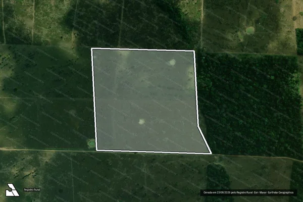 Imagem de satélite de Infração da Flora em Nova Mamoré - RO