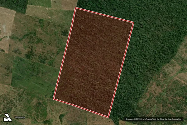 Imagem de satélite de Infração Ambiental em São Félix do Xingu - PA