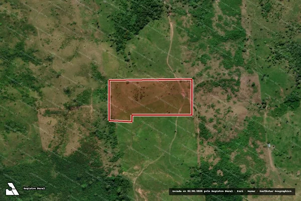 Imagem de satélite de Infração da Flora em Tarauacá - AC