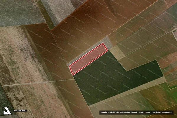 Imagem de satélite — Embargo Ambiental — Baianópolis/BA