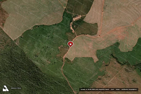 Imagem de satélite — Embargo IBAMA — Infração da Flora — Grajaú/MA