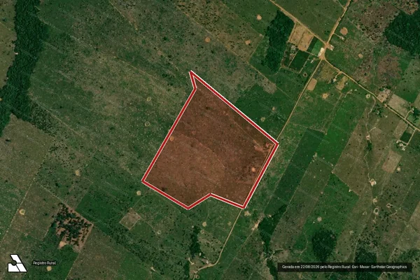 Imagem de satélite de Infração Ambiental em Porto Velho - RO