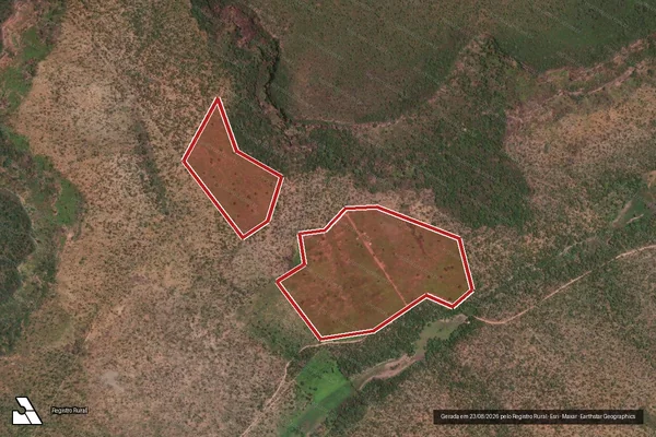 Imagem de satélite de Infração da Flora em Uruçuí - PI